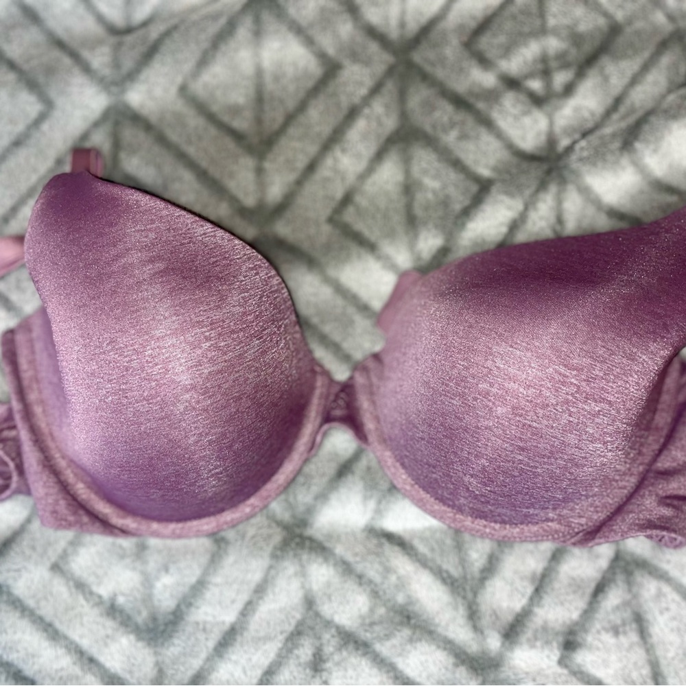 Victoria's Secret Lavender Bra uplifting semi Demi